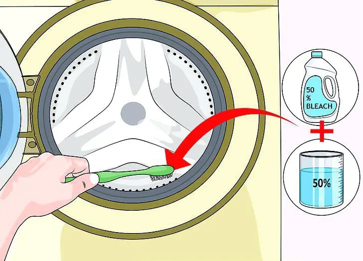 نحوه تمیز کردن لاستیک درب لباسشویی